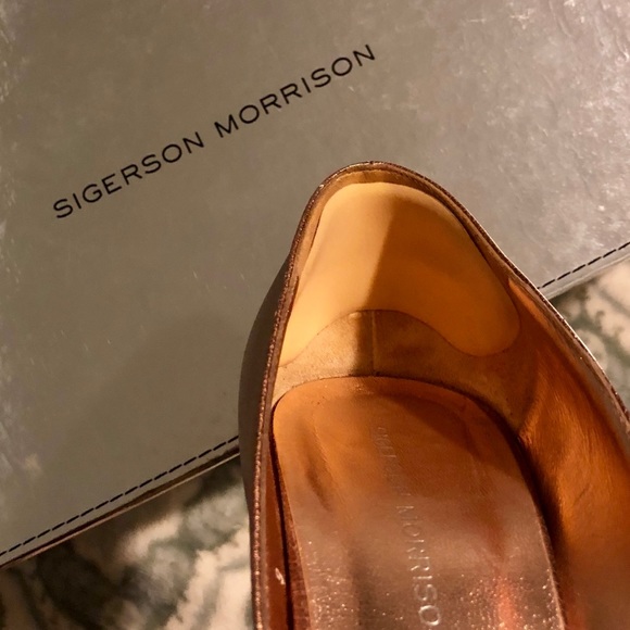 RARE vintage rose gold heels size 9 - Picture 6 of 8